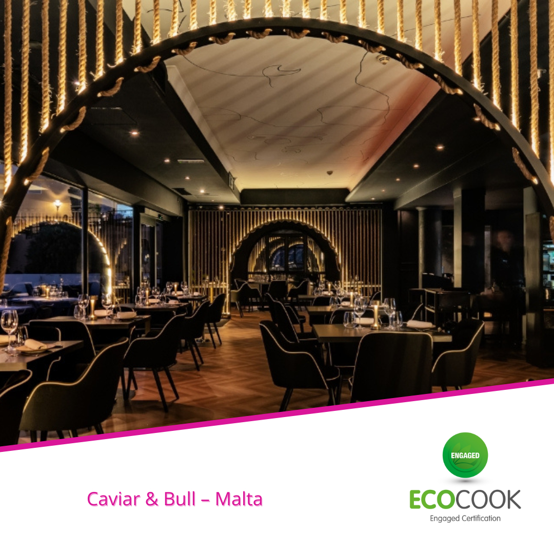 Caviar & Bull is the first restaurant in Malta to join the EcoCook Programme