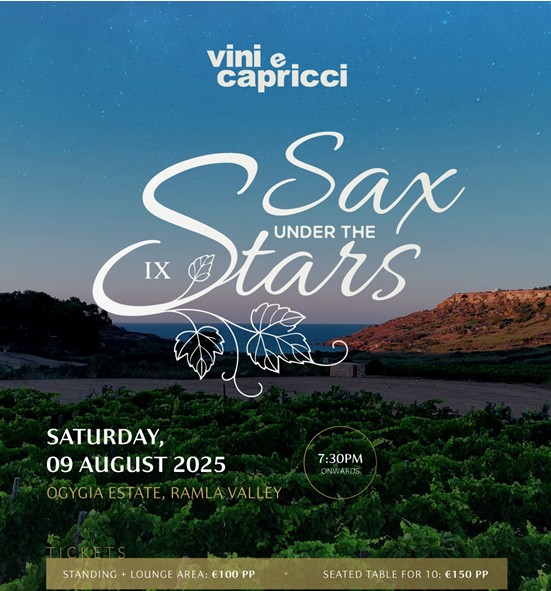 Sax under the Stars - Saturday 9th August