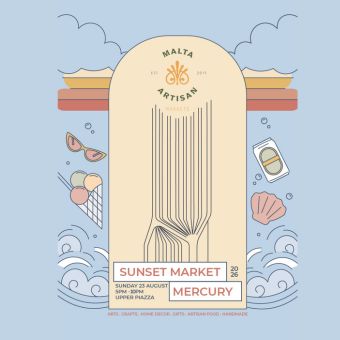 Malta Artisan Markets - Sunset Market @ mercury on 23rd August